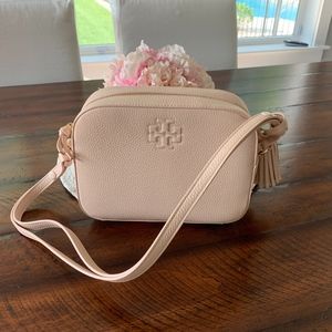 Tory Burch Sweet Melon Pebbled Leather Thea Bag